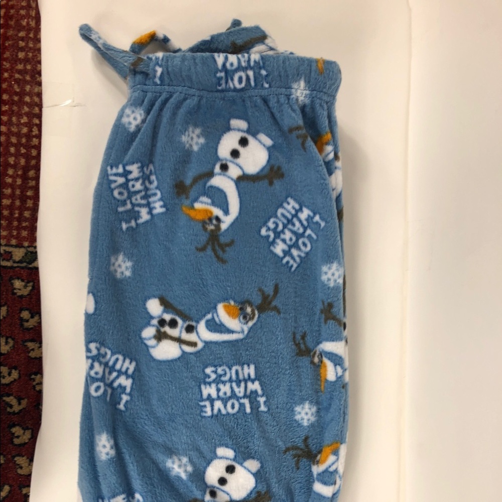 Frozen Olaf Pajama Bottoms Large